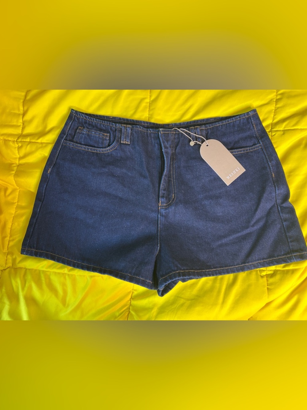 Meshki Tobia Denim Blue Shorts